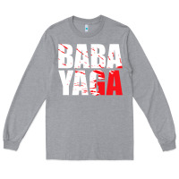 Heather Grey action film lovers   ba.b.a   y.a.g.a  gear t shirt Long Sleeve Tee - artisFamous