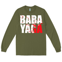 Army Green action film lovers   ba.b.a   y.a.g.a  gear t shirt Long Sleeve Tee - artisFamous