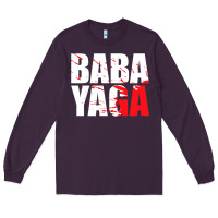 Plum action film lovers   ba.b.a   y.a.g.a  gear t shirt Long Sleeve Tee - artisFamous