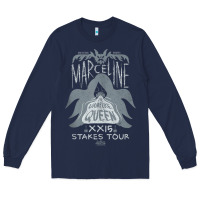 Navy adventure time mar.ce.li.ne vampire qu.e.e.n post  t shirt Long Sleeve Tee - artisFamous
