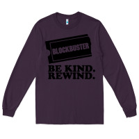 Plum blockbuster be kind rewind Long Sleeve Tee - artisFamous
