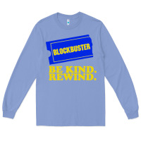 Colony Blue blockbuster be kind rewind Long Sleeve Tee - artisFamous