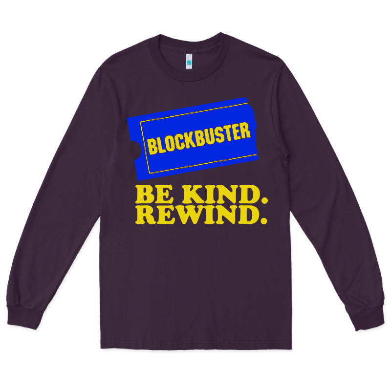 Blockbuster Be Kind Rewind Long Sleeve Tee by artisFamous | Teevron