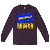 Plum blockbuster be kind rewind Long Sleeve Tee - artisFamous