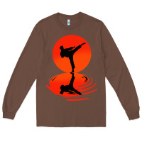 Chestnut karate and kung fu Long Sleeve Tee - artisFamous