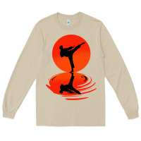 Mushroom karate and kung fu Long Sleeve Tee - artisFamous