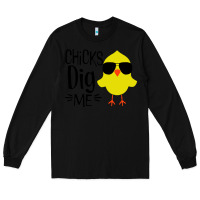 Black kids chick dig me christian Long Sleeve Tee - artisFamous