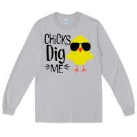 Moon Dust kids chick dig me christian Long Sleeve Tee - artisFamous