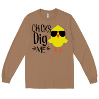 Toasted Coconut kids chick dig me christian Long Sleeve Tee - artisFamous