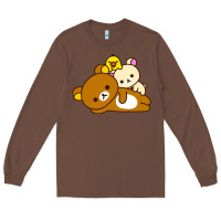 Chestnut rilakkuma rila head shirt Long Sleeve Tee - artisFamous