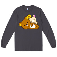 Smoke rilakkuma rila head shirt Long Sleeve Tee - artisFamous