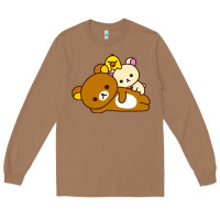 Toasted Coconut rilakkuma rila head shirt Long Sleeve Tee - artisFamous
