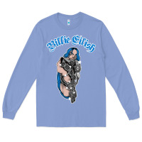 Colony Blue b.i.l.l.i.e  e i.li.s.h  official  bling  t shirt Long Sleeve Tee - artisFamous