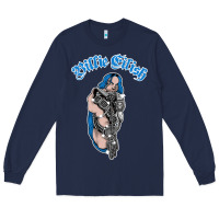Navy b.i.l.l.i.e  e i.li.s.h  official  bling  t shirt Long Sleeve Tee - artisFamous