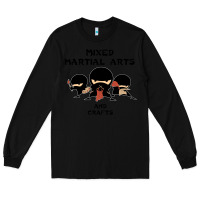 Black mixed martial arts and crafts Long Sleeve Tee - artisFamous