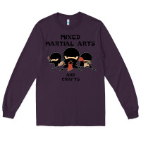 Plum mixed martial arts and crafts Long Sleeve Tee - artisFamous