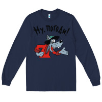 Navy nu pogodi! Long Sleeve Tee - artisFamous