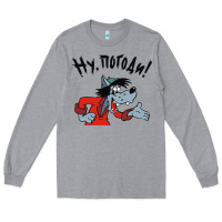 Heather Grey nu pogodi! Long Sleeve Tee - artisFamous