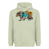 Matcha baby bear mini sunflowers leopard cowhide mother's day Heavyweight Hoodie - Jasminsmagicworld
