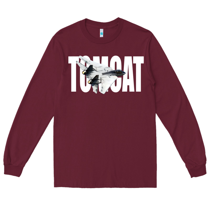 F 14 Tomcat F14 Navy Jet Fighter Plane Tshirt Pilot T Shirt Long Sleeve Tee by artisFamous | Teevron