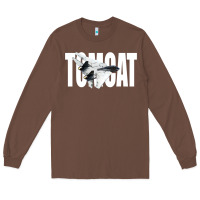 Chestnut f 14 tomcat f14 navy jet fighter plane tshirt pilot t shirt Long Sleeve Tee - artisFamous