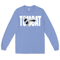 Colony Blue f 14 tomcat f14 navy jet fighter plane tshirt pilot t shirt Long Sleeve Tee - artisFamous