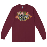 Burgundy Rainforest Cafe Long Sleeve Tee - artisFamous