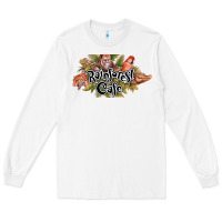 White Rainforest Cafe Long Sleeve Tee - artisFamous