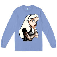 Colony Blue alice in wonderland Long Sleeve Tee - artisFamous