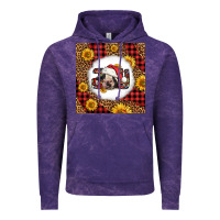Cloud Purple joy christmas cow Vintage Hoodie - LillyAllenDesigns