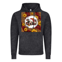 Vintage Black joy christmas cow Vintage Hoodie - LillyAllenDesigns