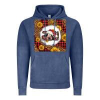 Joy Christmas Cow Vintage Hoodie | Teevron