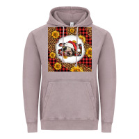 Vintage Zinc joy christmas cow Vintage Hoodie - LillyAllenDesigns