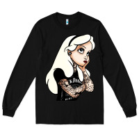 Black alice in wonderland Long Sleeve Tee - artisFamous