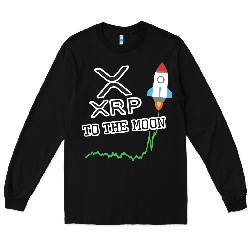 Xrp To The Moon Long Sleeve Tee by artisFamous | Teevron