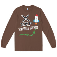 Chestnut xrp to the moon Long Sleeve Tee - artisFamous
