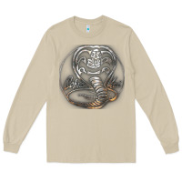 Mushroom cobra k.a.i rusted steel snake lo go graphic t shirt Long Sleeve Tee - artisFamous