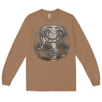 Toasted Coconut cobra k.a.i rusted steel snake lo go graphic t shirt Long Sleeve Tee - artisFamous