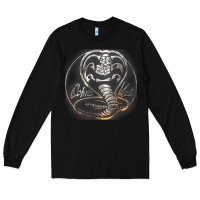 Black cobra k.a.i rusted steel snake lo go graphic t shirt Long Sleeve Tee - artisFamous