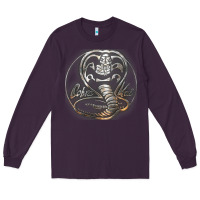 Plum cobra k.a.i rusted steel snake lo go graphic t shirt Long Sleeve Tee - artisFamous