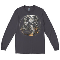 Smoke cobra k.a.i rusted steel snake lo go graphic t shirt Long Sleeve Tee - artisFamous