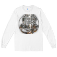 White cobra k.a.i rusted steel snake lo go graphic t shirt Long Sleeve Tee - artisFamous