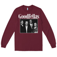 Burgundy goodfellas retro Long Sleeve Tee - artisFamous