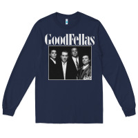 Navy goodfellas retro Long Sleeve Tee - artisFamous