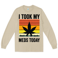 Mushroom i took my meds today Long Sleeve Tee - artisFamous