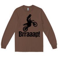 Chestnut brraaap funny dirt bike Long Sleeve Tee - artisFamous