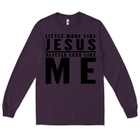 Plum christian faith in christ Long Sleeve Tee - artisFamous