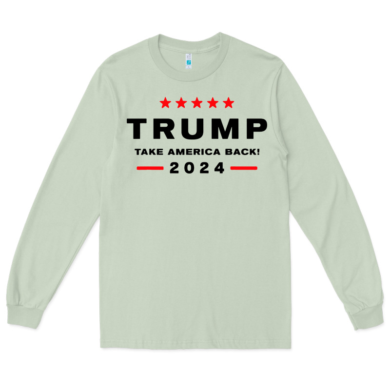 Donald Trump 2024 Take America Long Sleeve Tee by artisFamous | Teevron