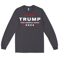 Smoke donald trump 2024 take america Long Sleeve Tee - artisFamous