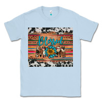 Dusty Blue blessed mom Classic Tee - Artiststas